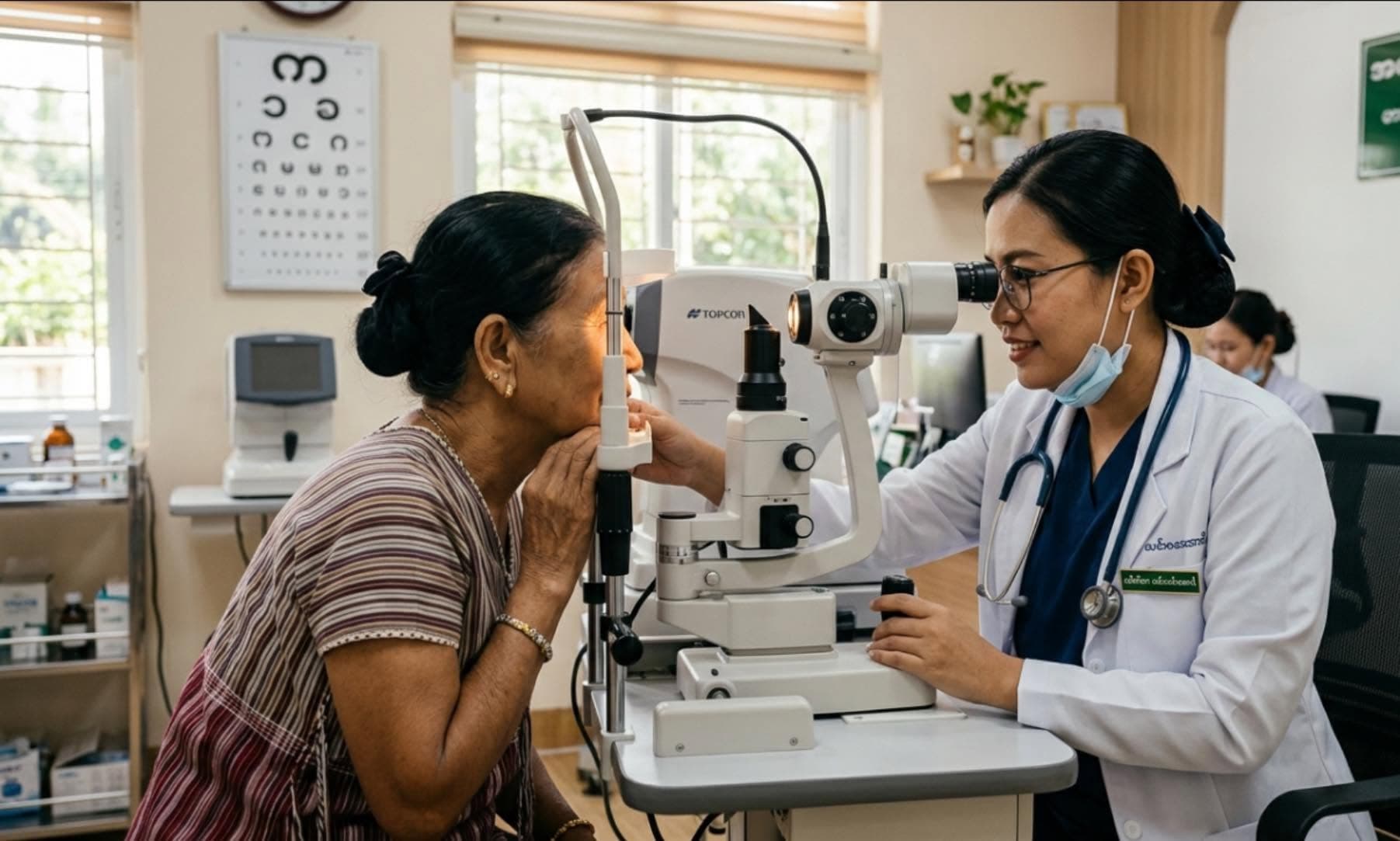 မျက်စိဝေဒနာရှင်များအတွက် အထူးသတင်းကောင်း
