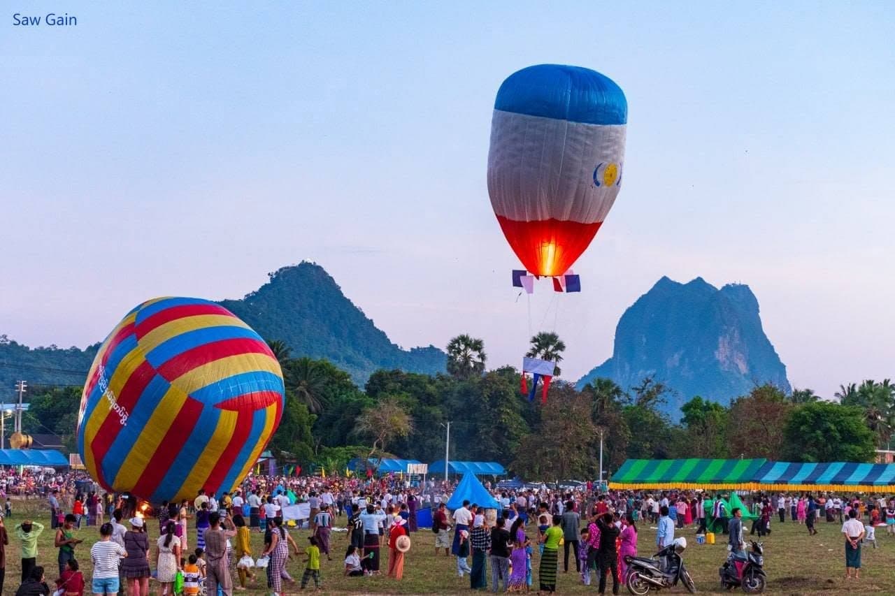 ဘားအံမြို့တွင် သီတင်းကျွတ်လပြည့်နေ့၌ မီးပုံးပျံလွှတ်တင်ပူဇော်ပွဲနှင့် ဆီမီး (၉၀၀၀) ထွန်းပူဇော်ပွဲ ကျင်းပမည်